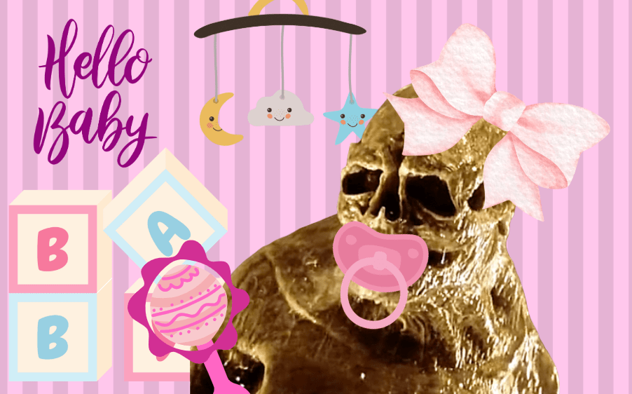 alien baby as a literal baby